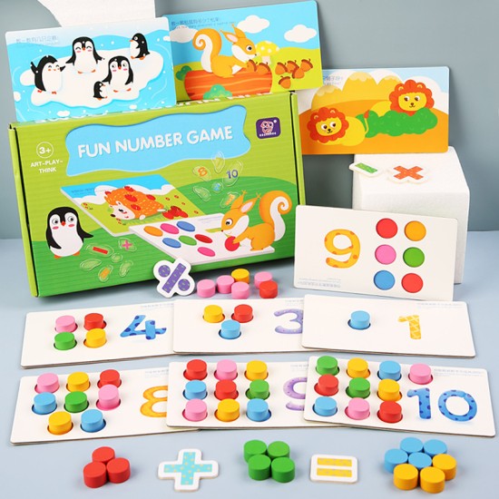 Children's bead counting game