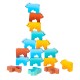 Bear Jenga game children's early education toy