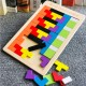 New wooden Tetris puzzle game for kids