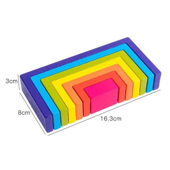 Rectangle Rainbow Balancing Blocks