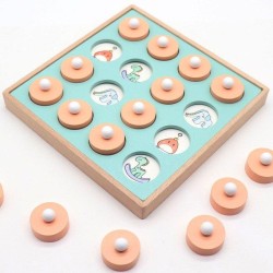 Wooden Memory Match Game