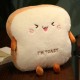 Plush "I'm Toast" handwarmer pillow