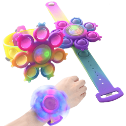 Spinning Light Up Pop Fidget Bracelet