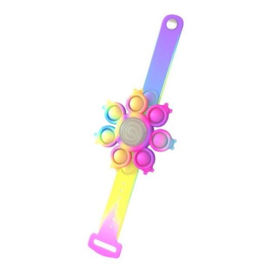 Spinning Light Up Pop Fidget Bracelet