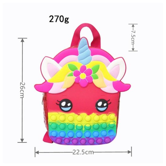 Unicorn Pop Fidget Backpacks