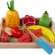 Magnetized Wooden Cutting Food Sets