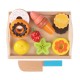 Magnetized Wooden Cutting Food Sets