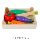 Magnetized Wooden Cutting Food Sets