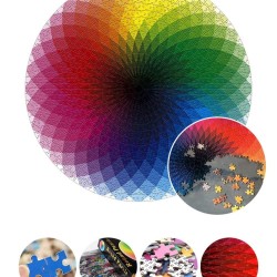 Blazing with Colour Round 1000 piece Jigsaw Puzzles