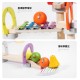 Children's wooden track ball game big building blocks