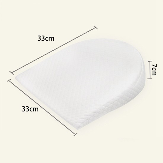 Baby anti-vomiting ramp pillow Baby nursing pillow feeding side sleeping side anti-spillage baby pillow